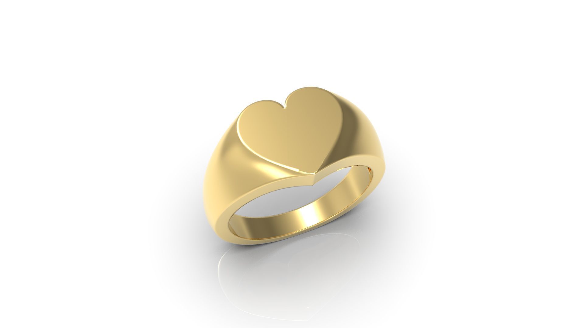 Ring heart 3d Model 3D print model_2