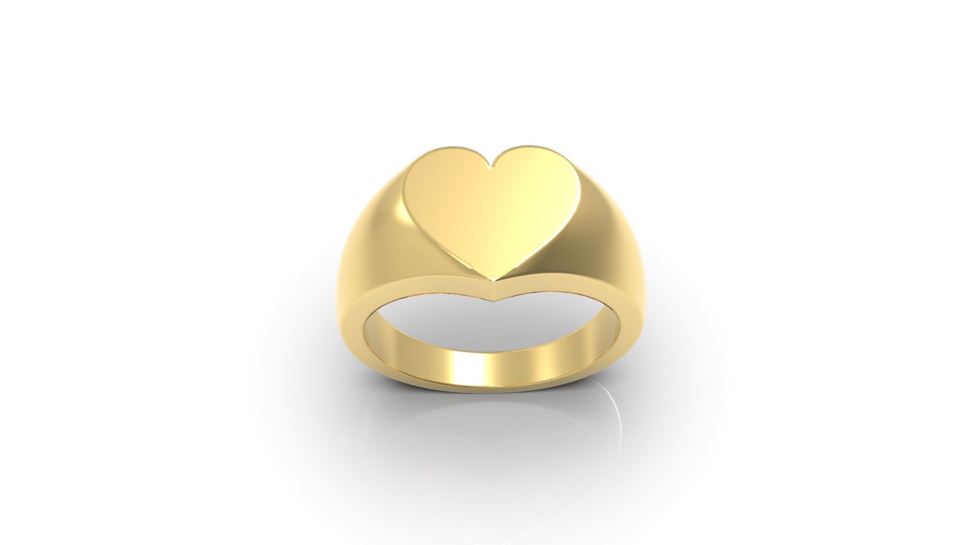 Ring heart 3d Model 3D print model_1