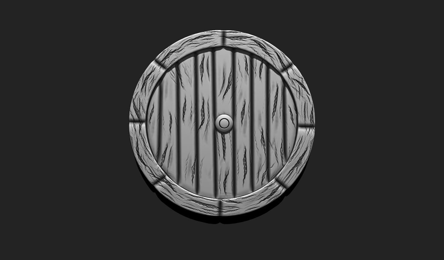 Hobbits Door STL 3D Print - Middle Earth - Fantasy 3D print model_1