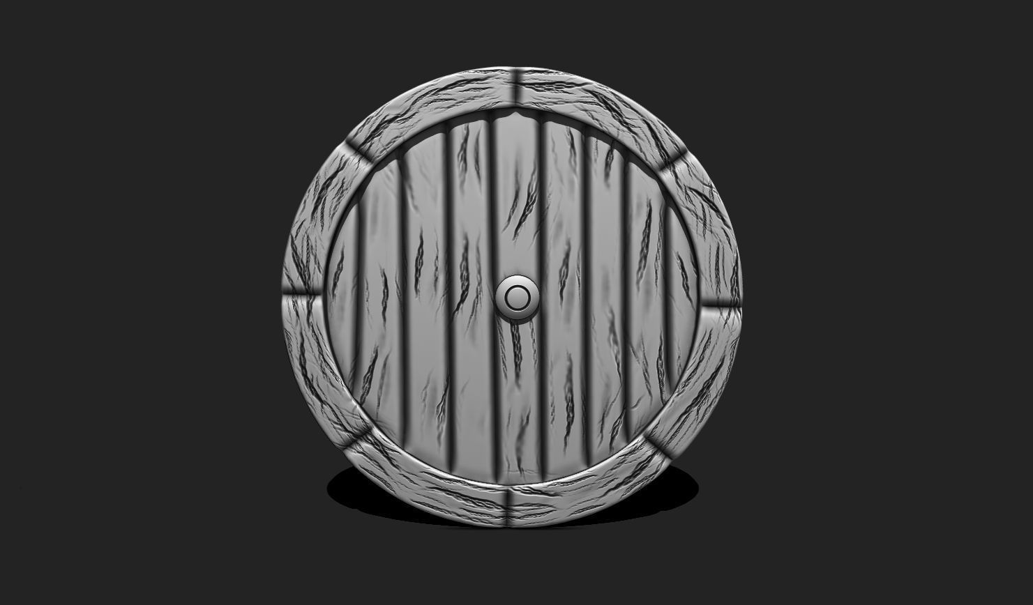 Hobbits Door STL 3D Print - Middle Earth - Fantasy 3D print model_8