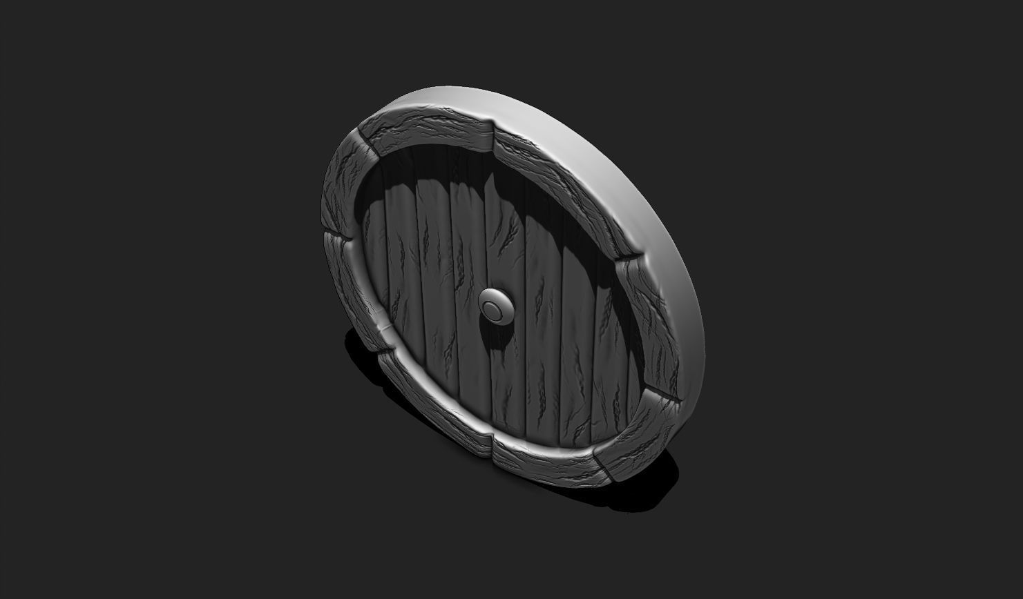 Hobbits Door STL 3D Print - Middle Earth - Fantasy 3D print model_9