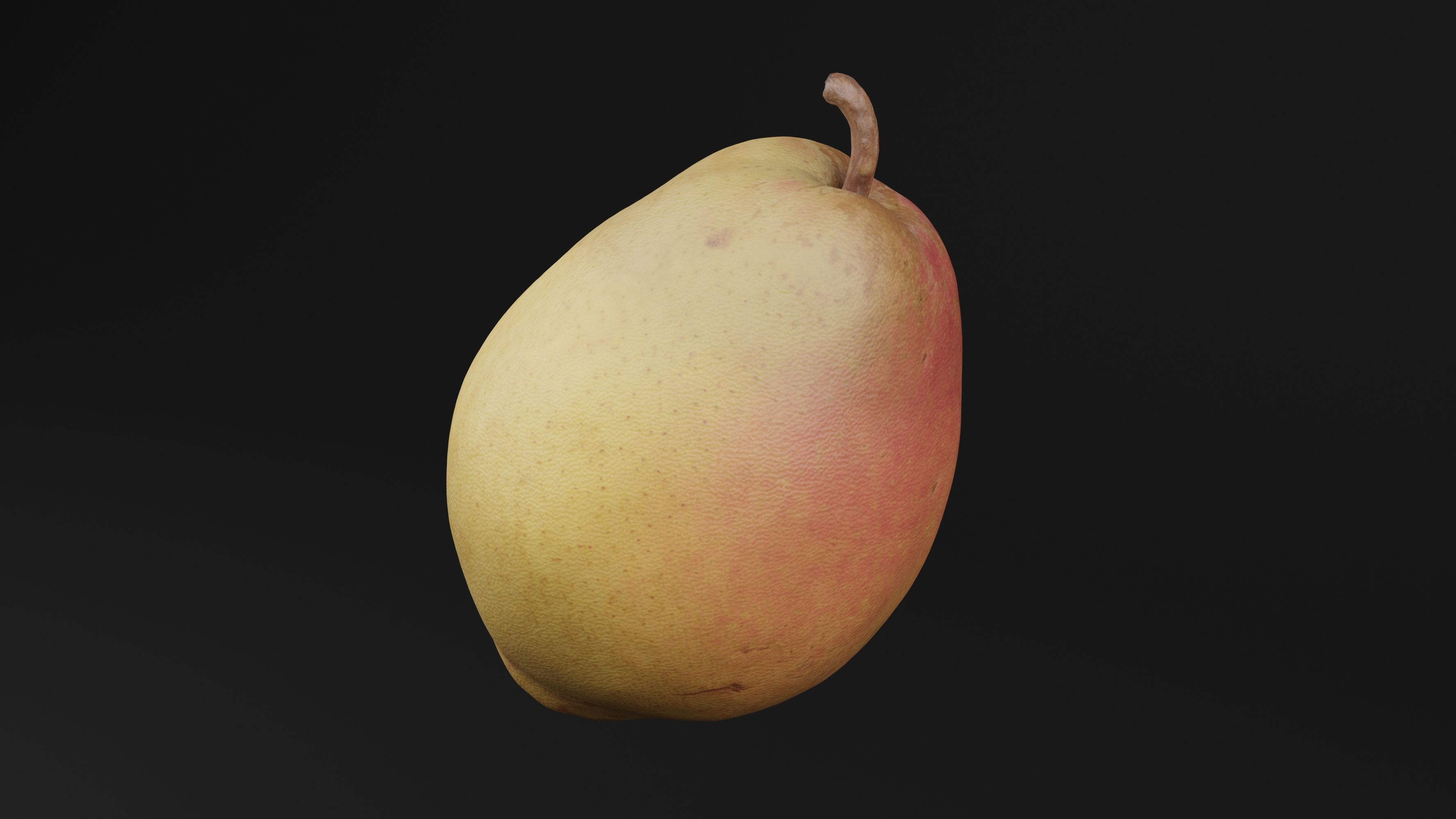 Pear Fruit 3D model_4