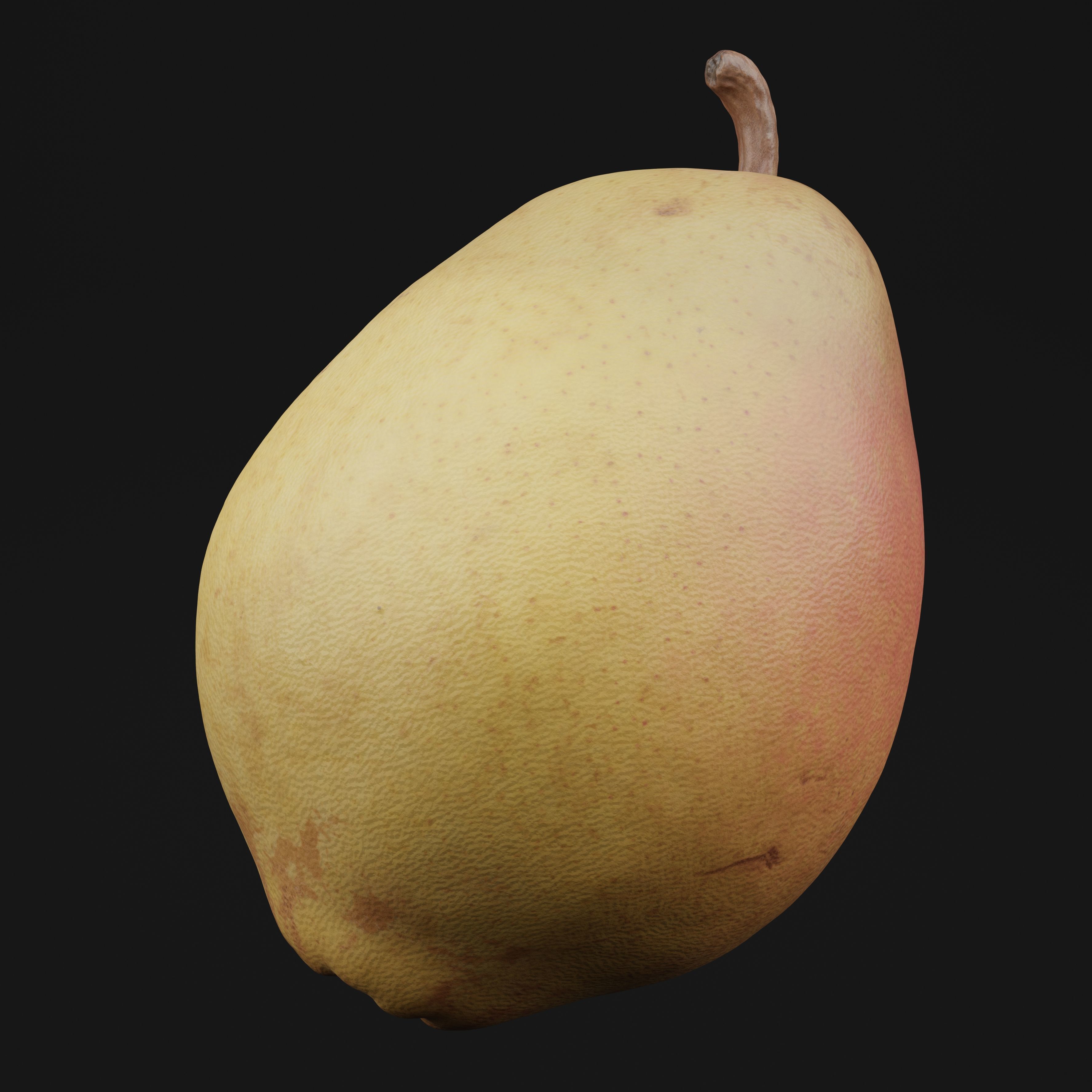 Pear Fruit 3D model_5