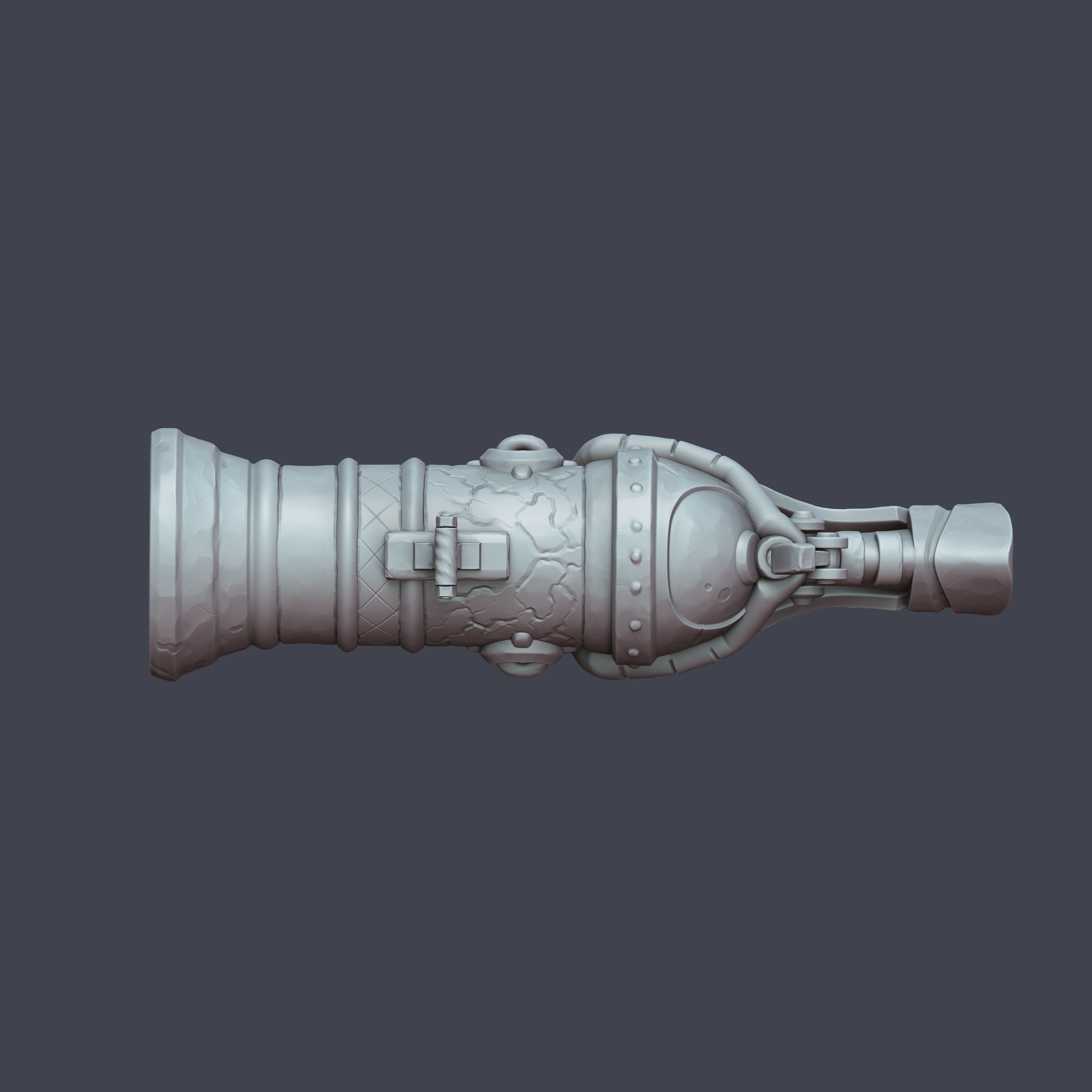 Tristana Weapon for print 3D print model_4