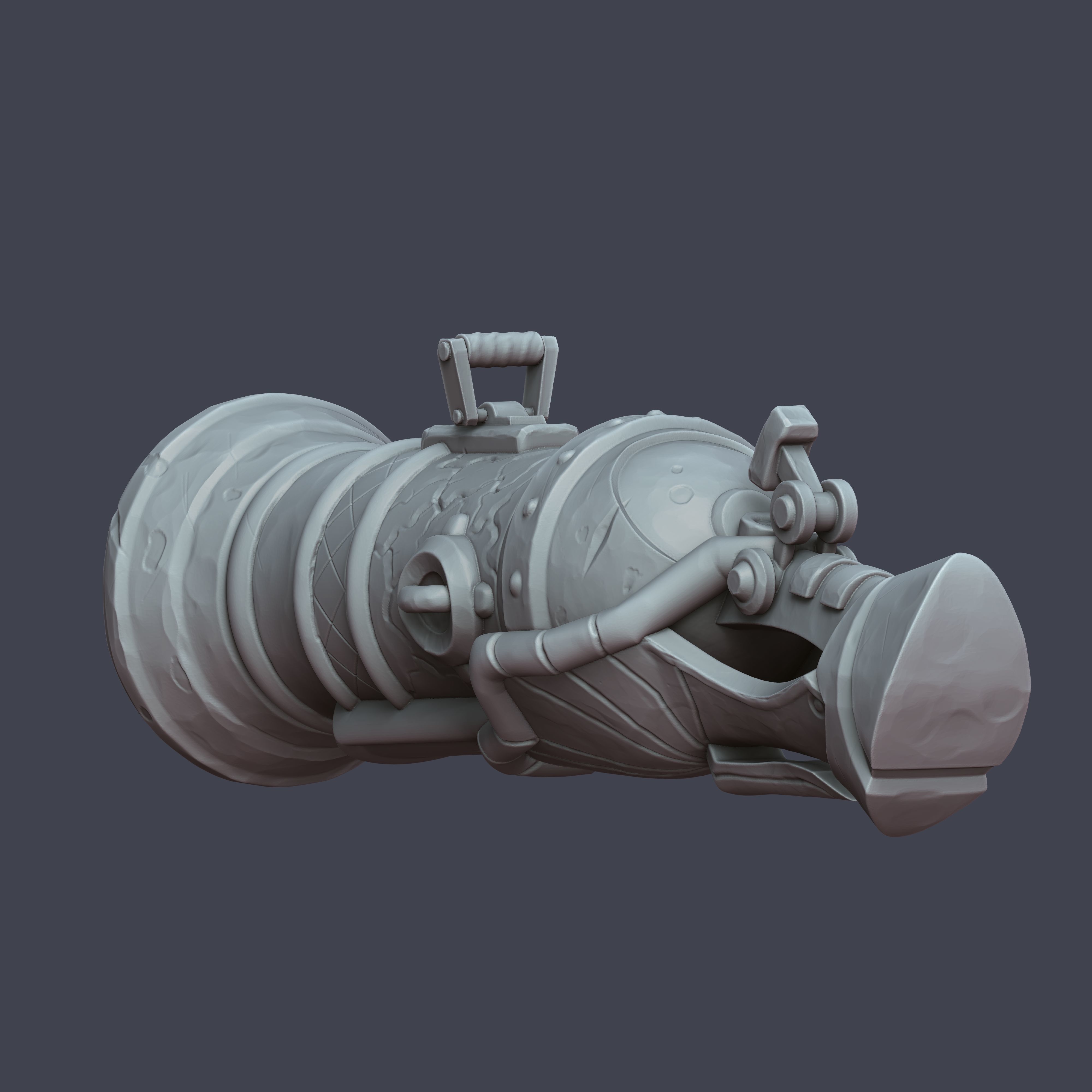 Tristana Weapon for print 3D print model_3