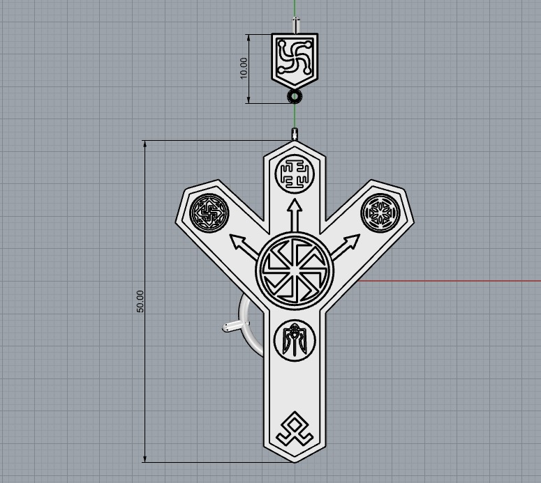 Pendants 002 3d Model 3D print model_2