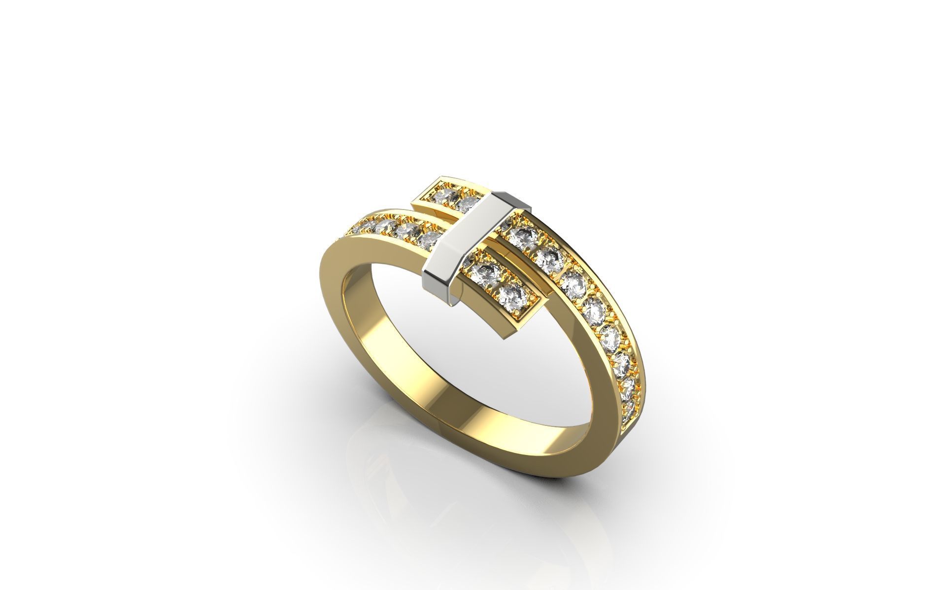 Tiffany Ring 002 3d Model 3D print model_2
