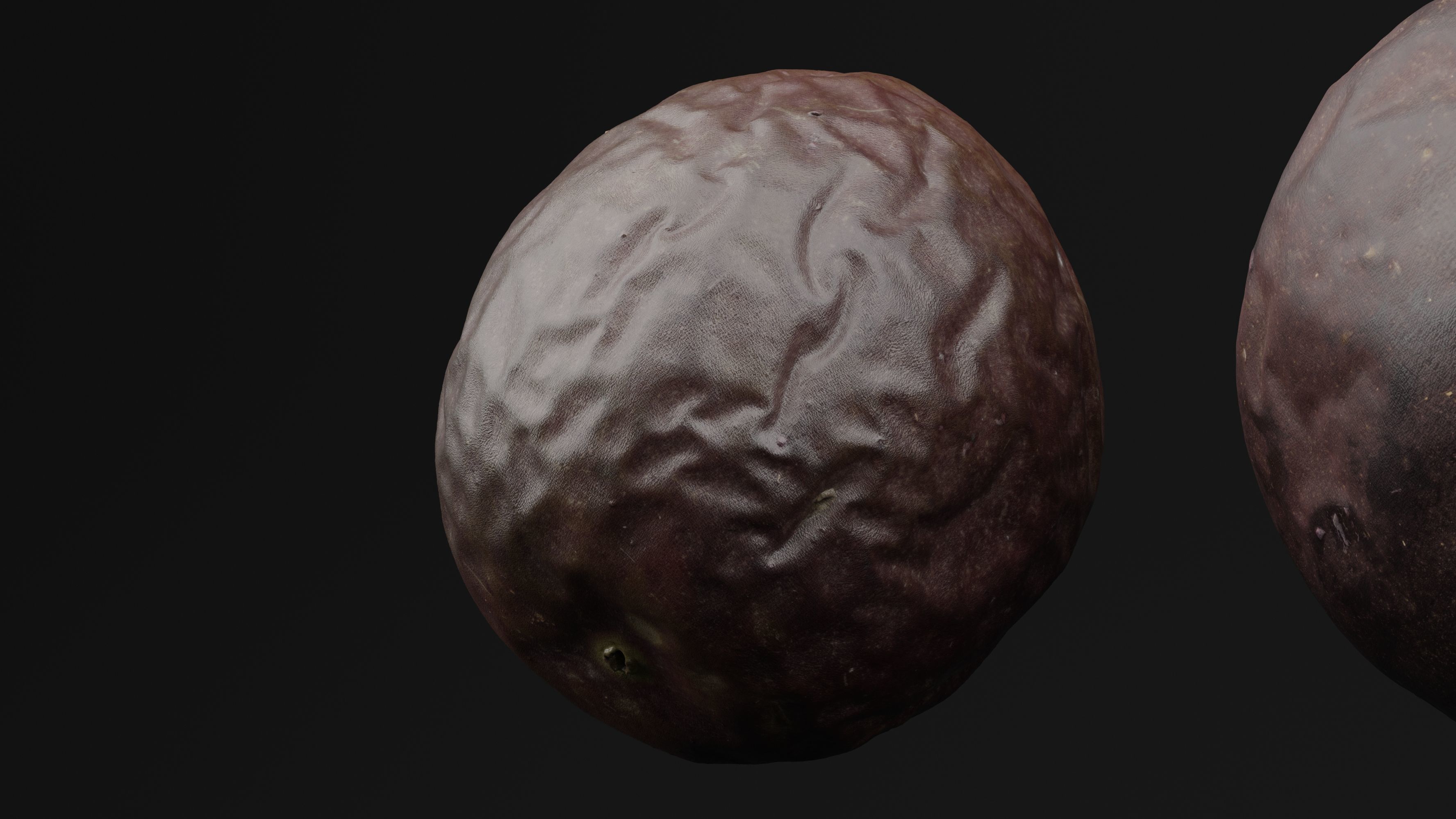 Passion Fruit 3D model_1