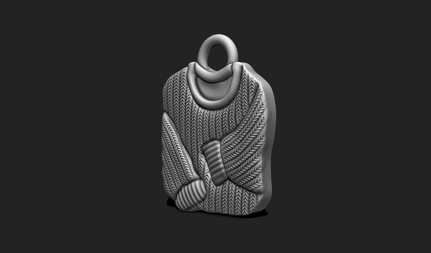 Christmas Sweater for 3D Print - Navidad - Christmas Decor 3D print model_7
