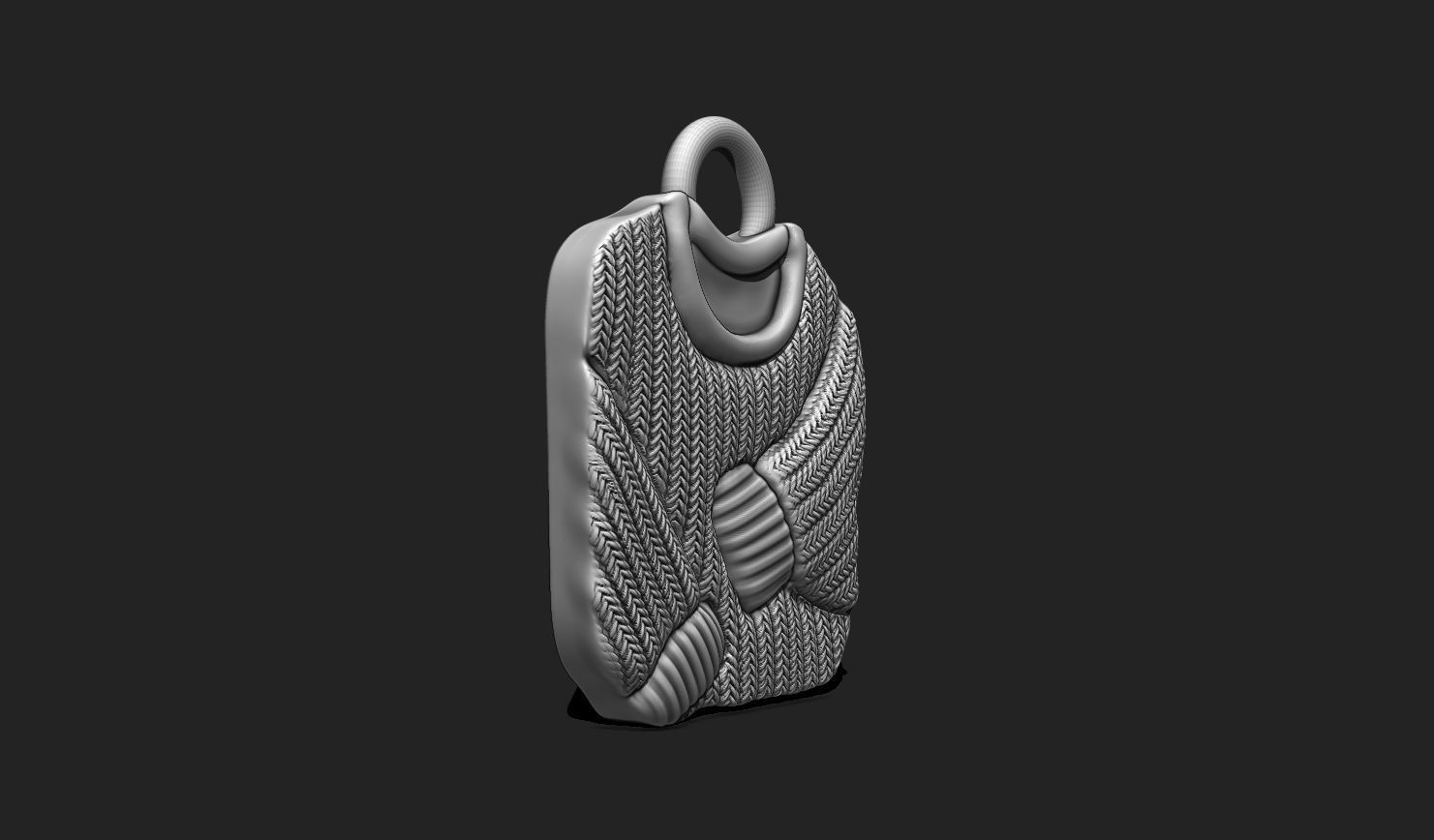 Christmas Sweater for 3D Print - Navidad - Christmas Decor 3D print model_2