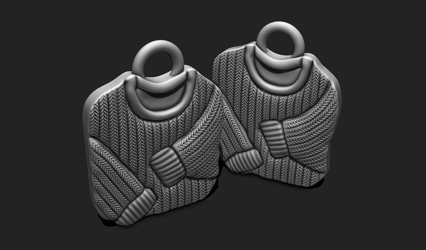 Christmas Sweater for 3D Print - Navidad - Christmas Decor 3D print model_9