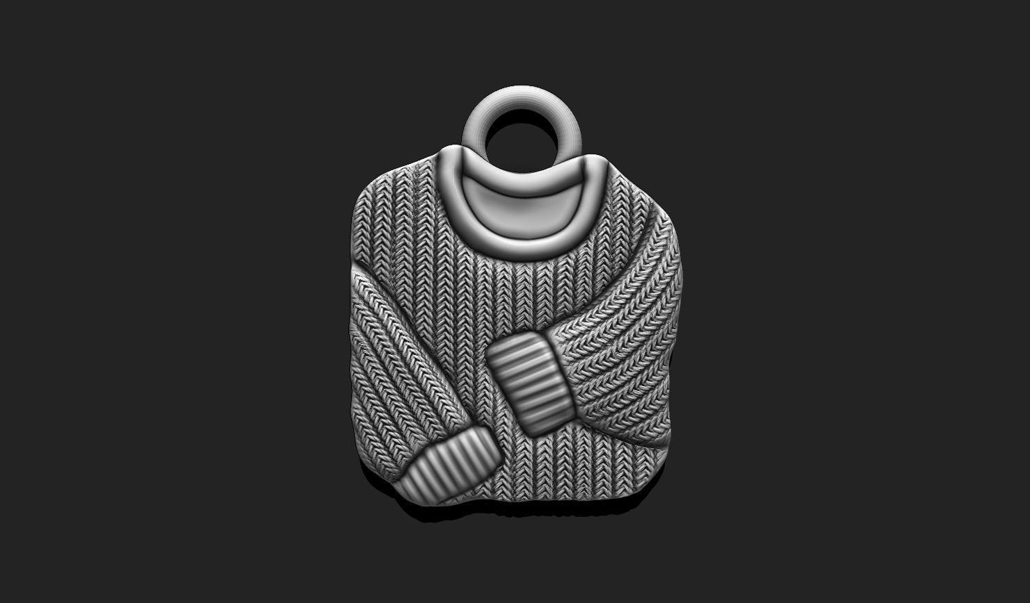 Christmas Sweater for 3D Print - Navidad - Christmas Decor 3D print model_1