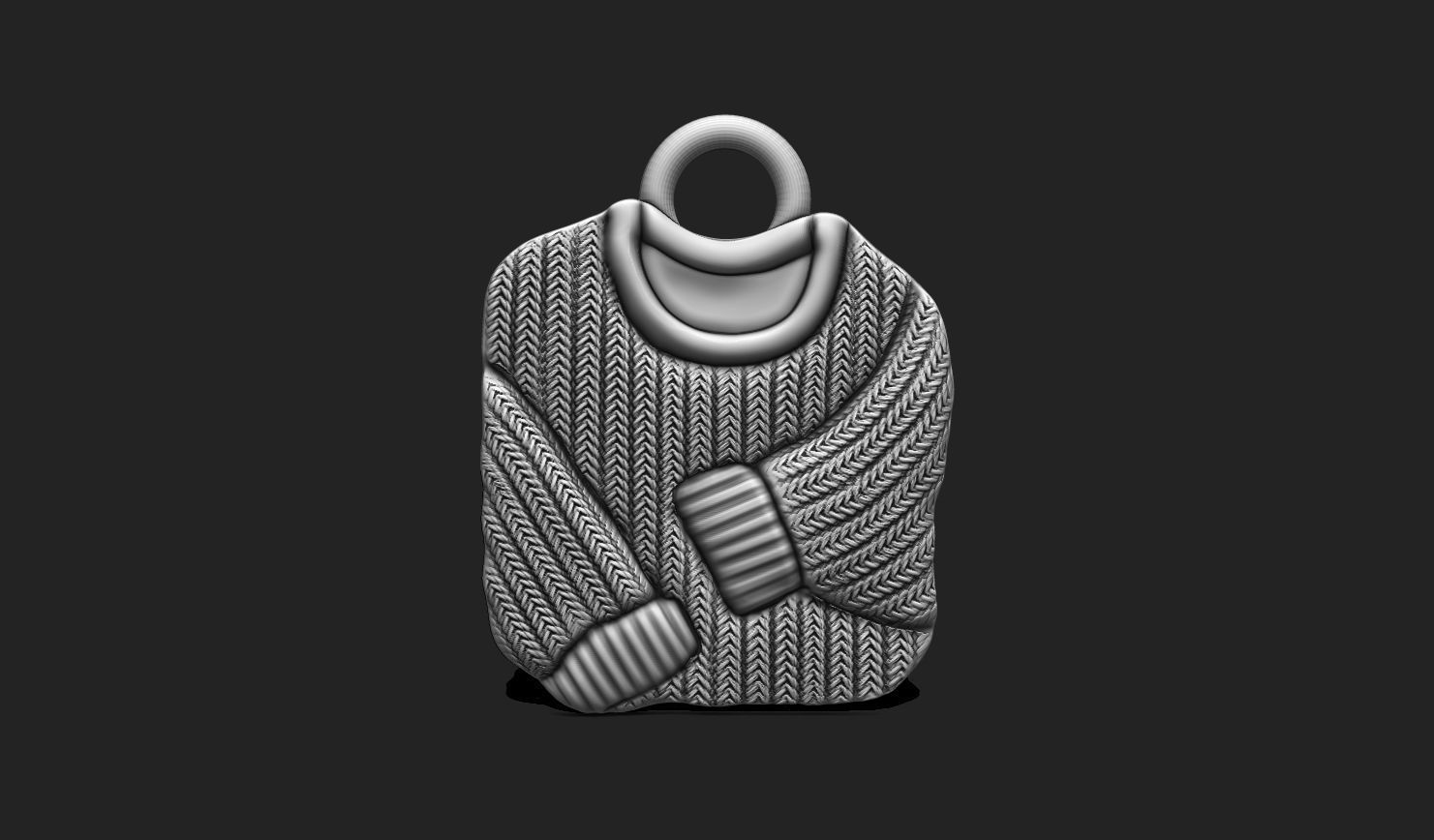Christmas Sweater for 3D Print - Navidad - Christmas Decor 3D print model_4