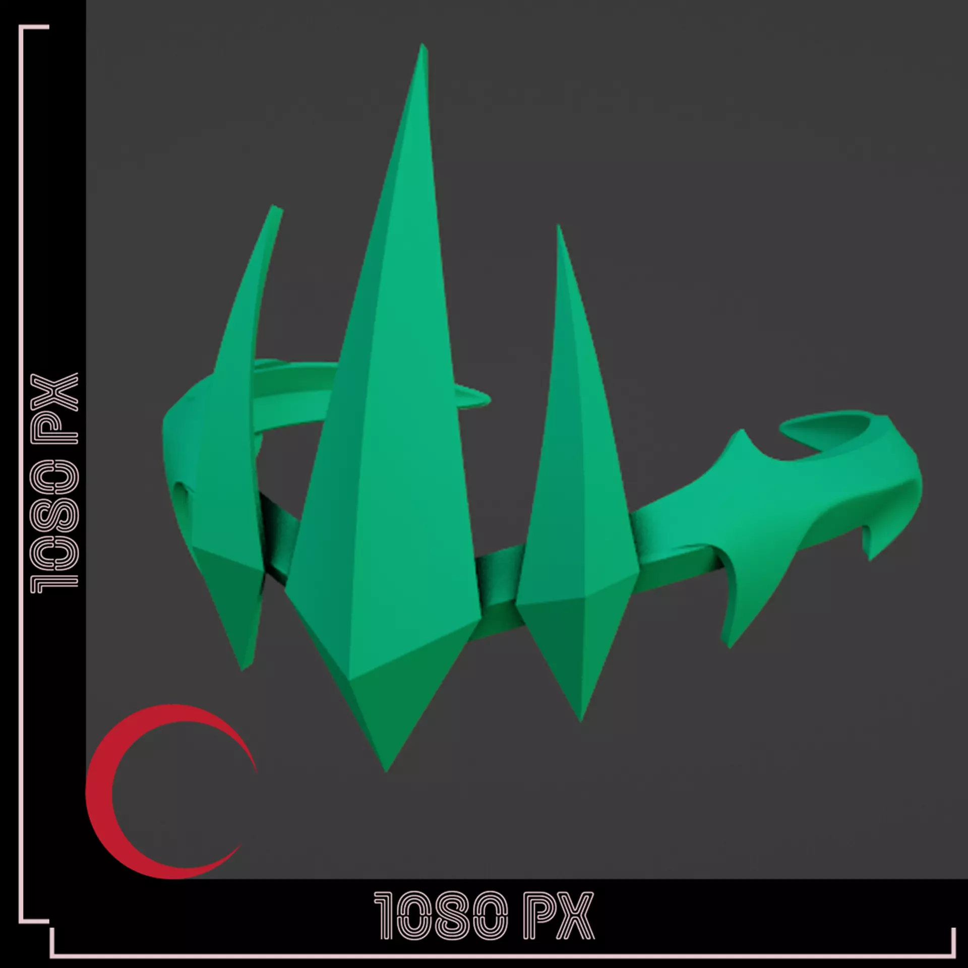 Viego crown LOL League of legends 3D Print cosplay prop 3D print model