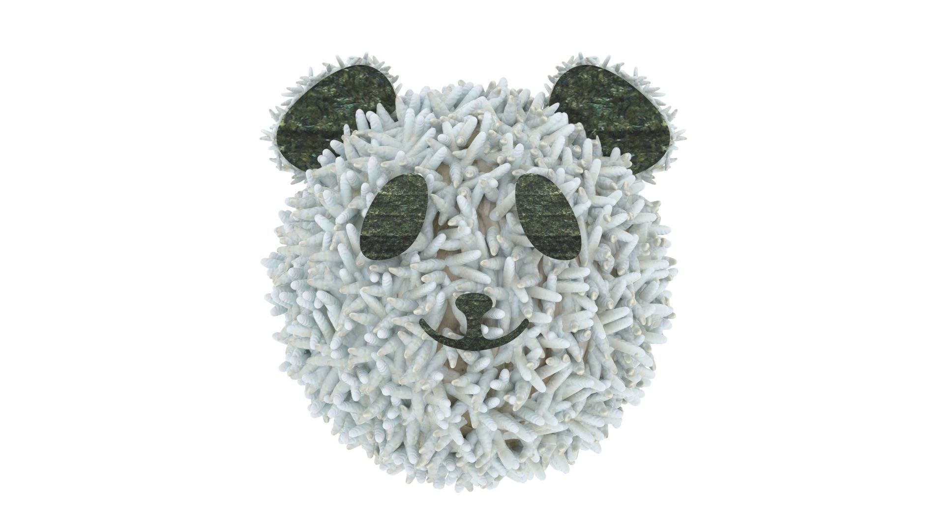 Panda Onigiri 3D model_15