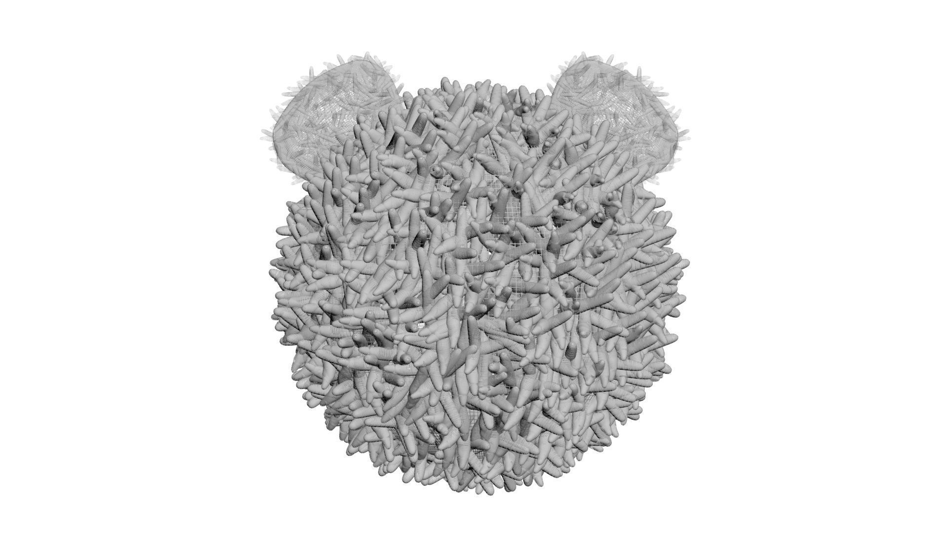 Panda Onigiri 3D model_30