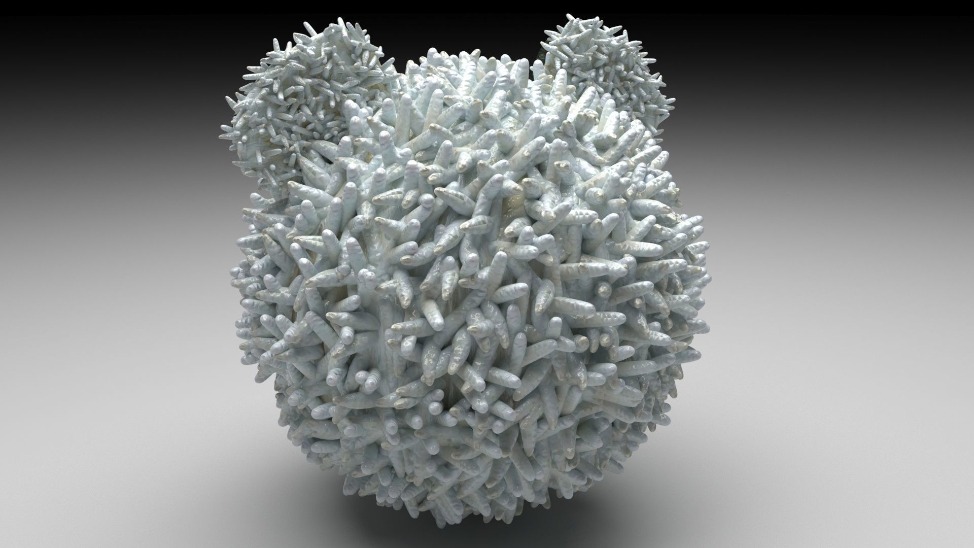 Panda Onigiri 3D model_2