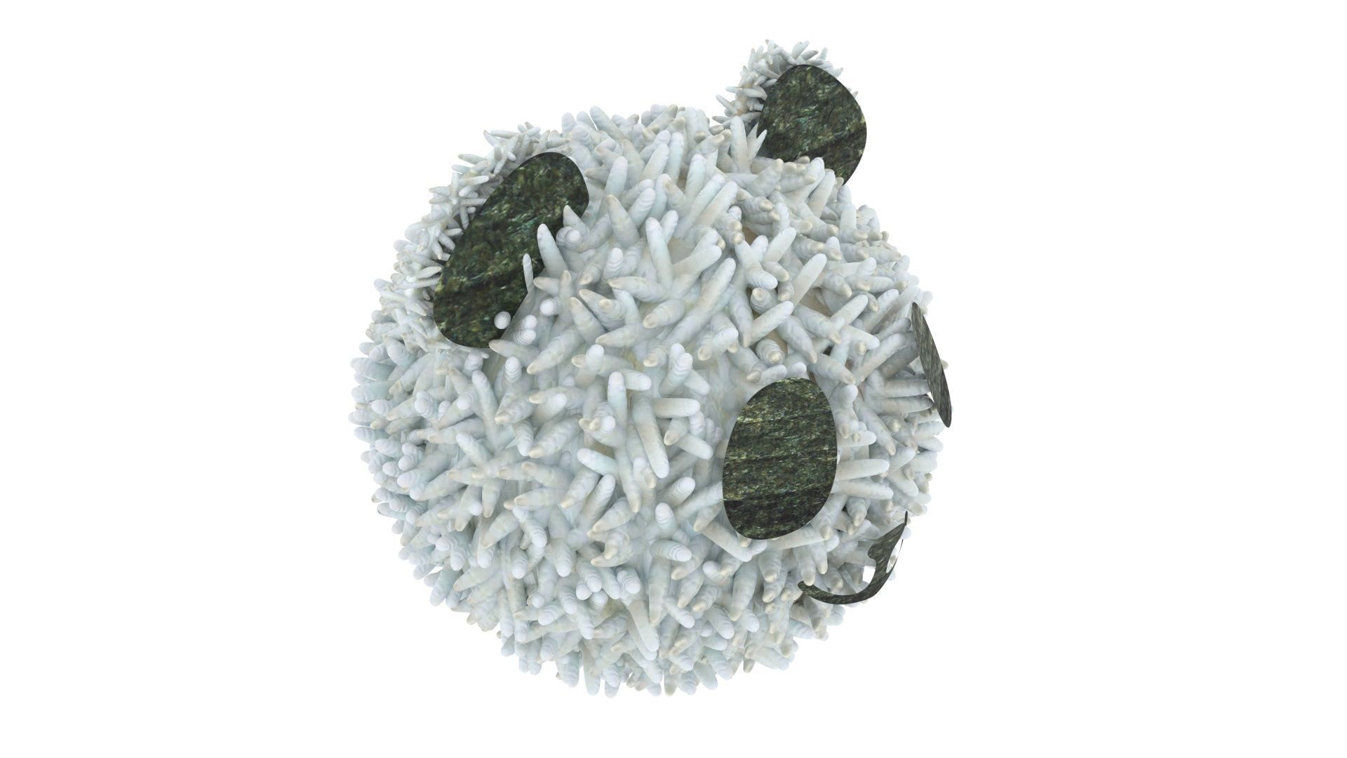 Panda Onigiri 3D model_13