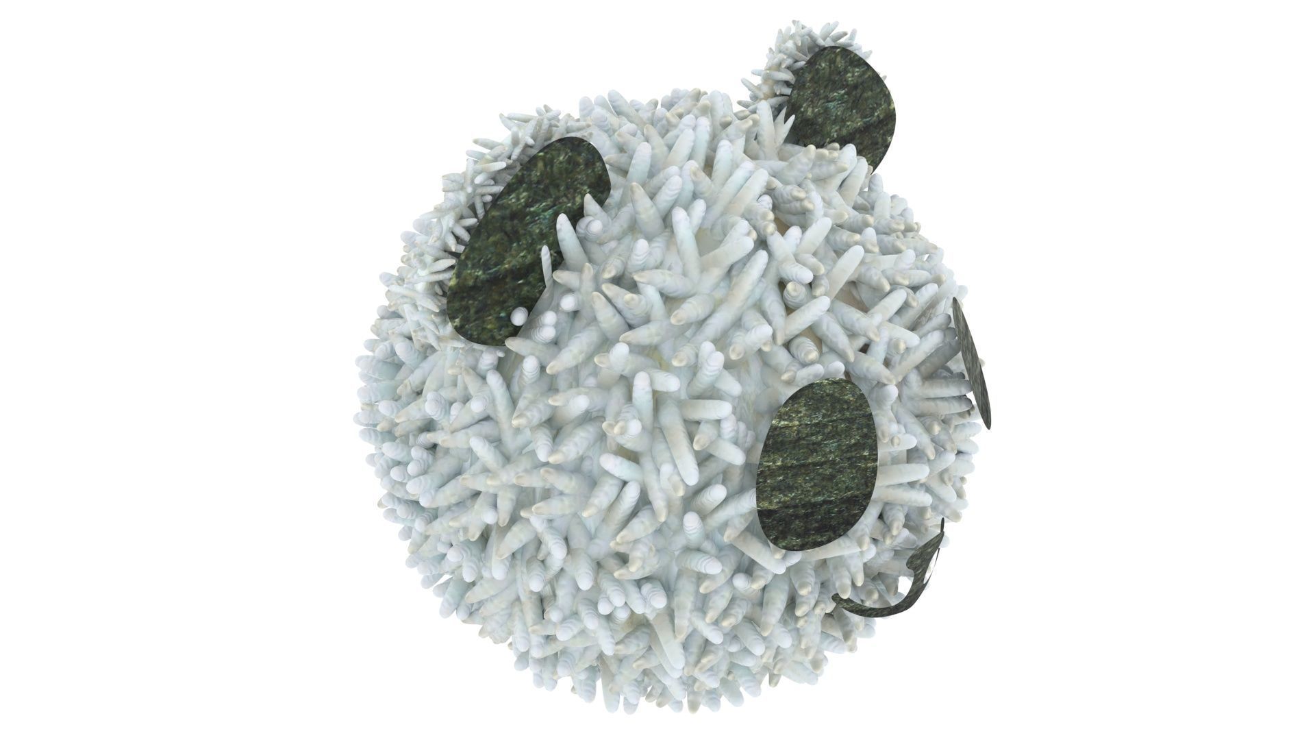 Panda Onigiri 3D model_8