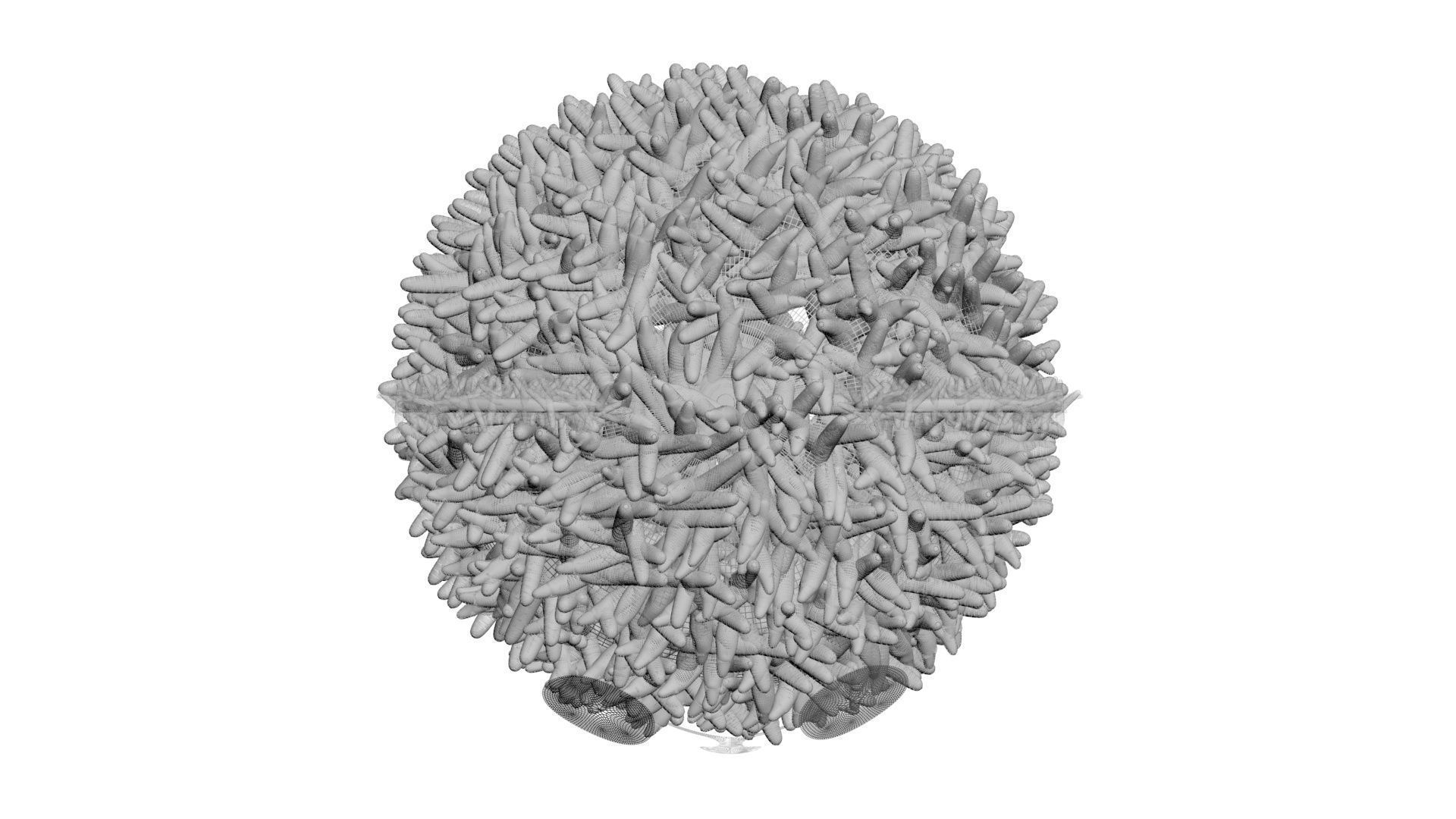 Panda Onigiri 3D model_26