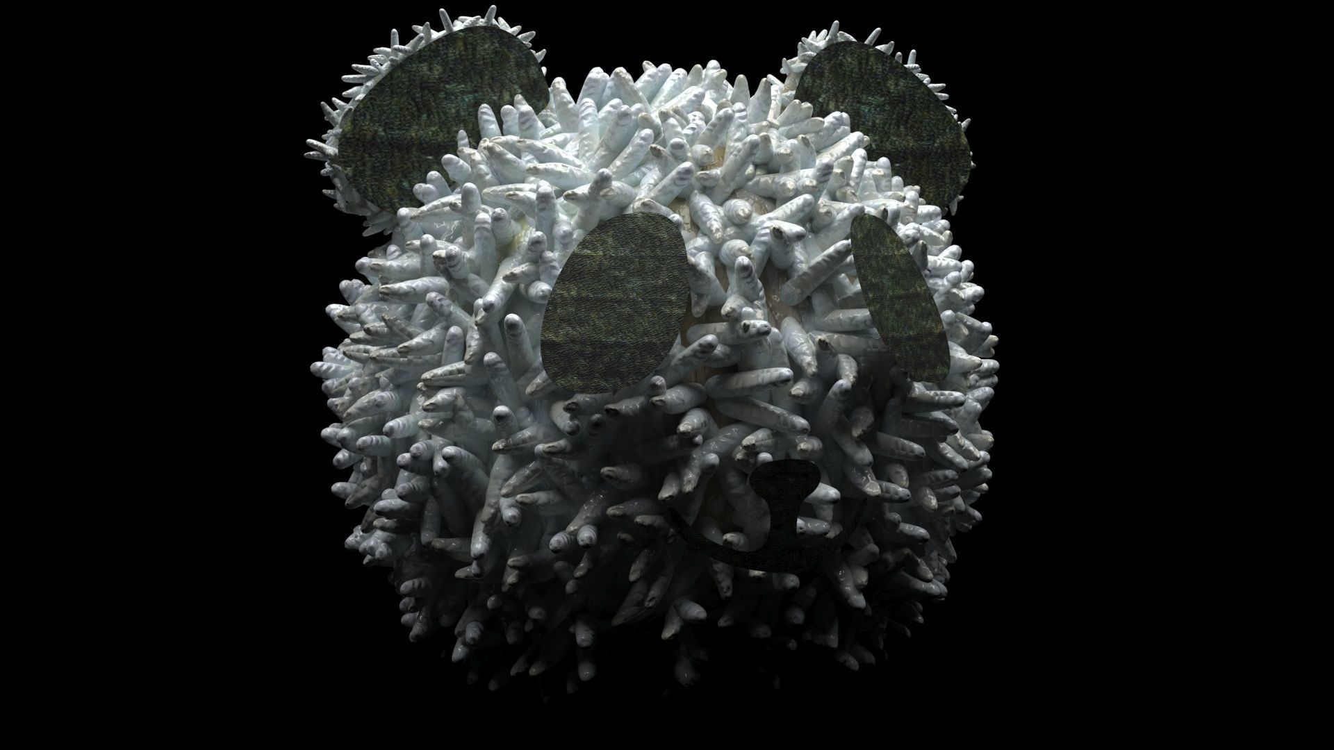 Panda Onigiri 3D model_7