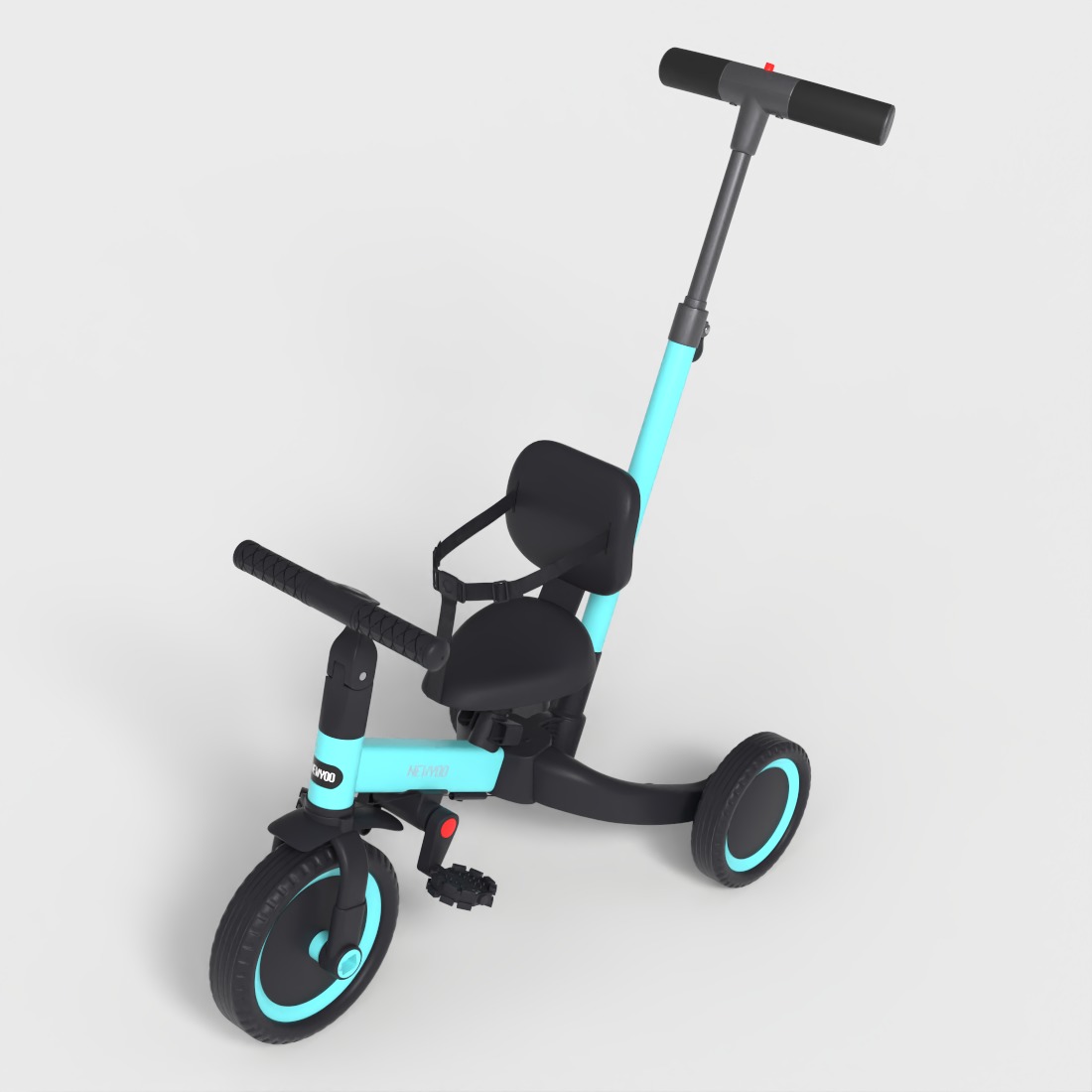 TODDLER TRICYCLE Low-poly 3D model_4