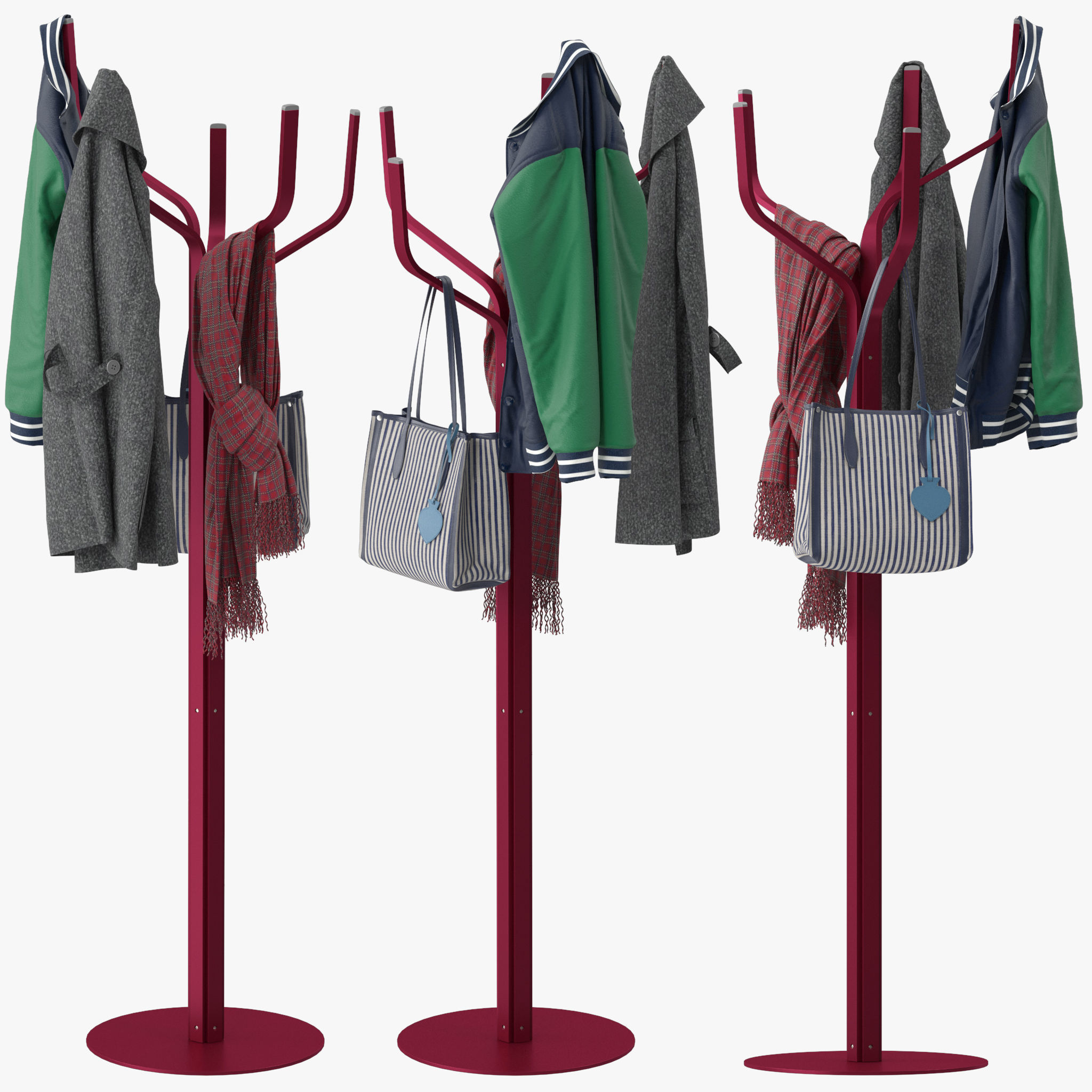Albero Lapalma coat rack 3D model_1