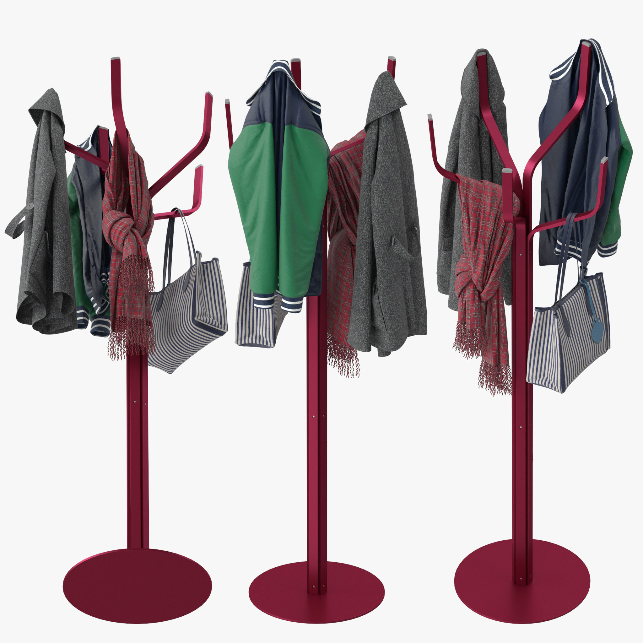 Albero Lapalma coat rack 3D model_3