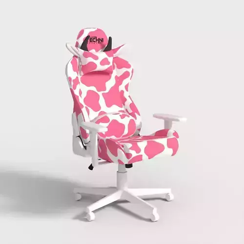 GAMING CHAIR COW PRINT Low-poly 3D model