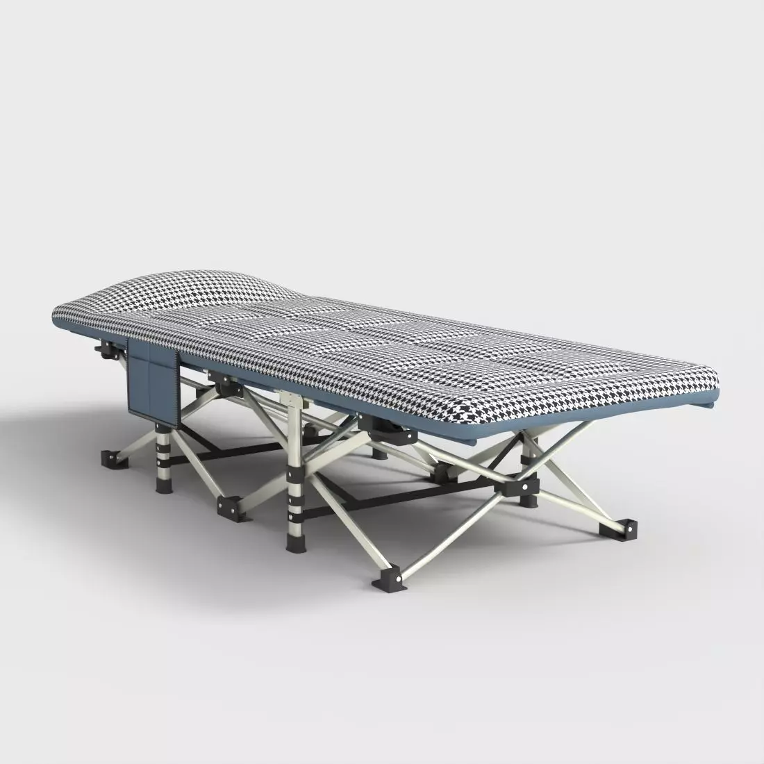 CAMPING COT Low-poly 3D model_0