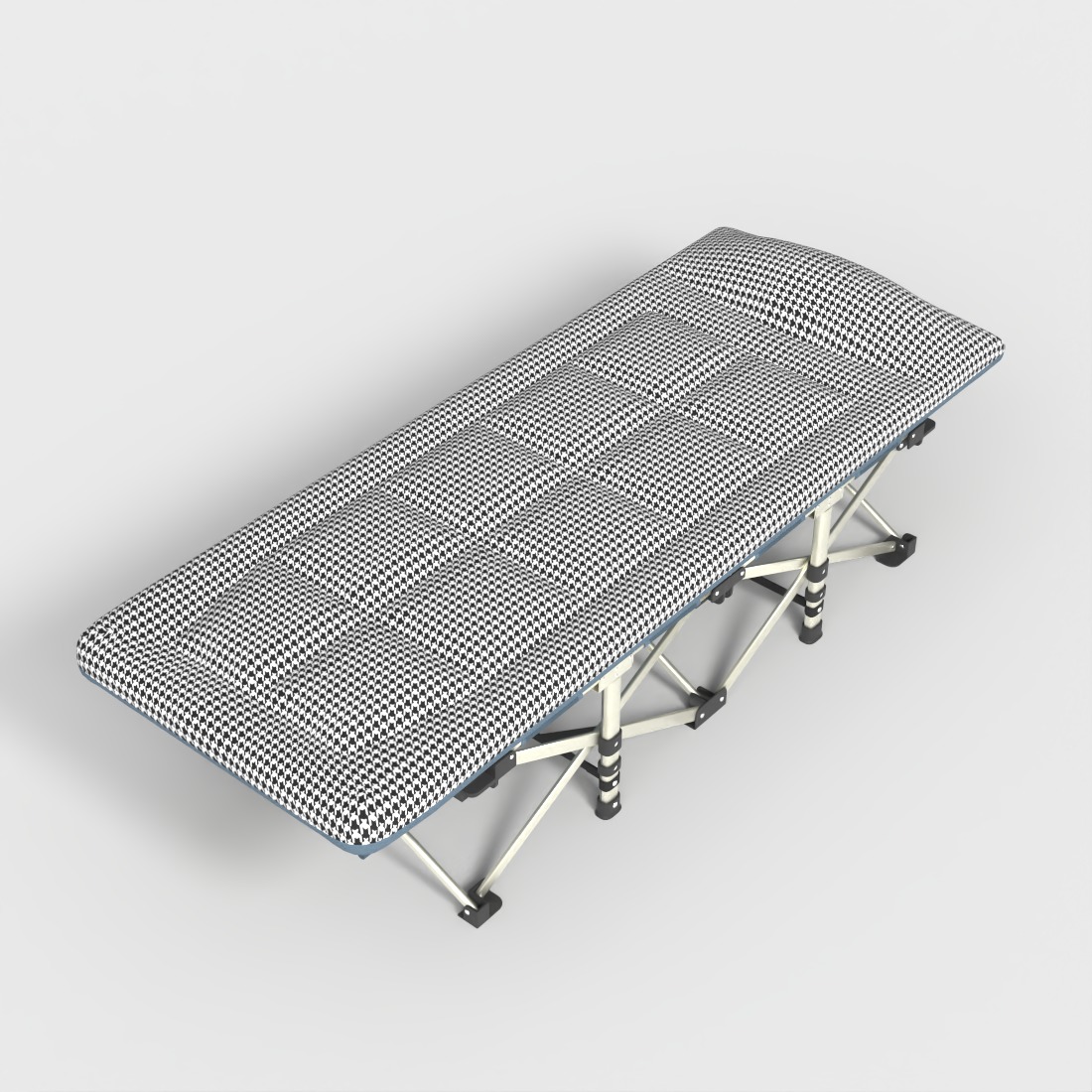 CAMPING COT Low-poly 3D model_4