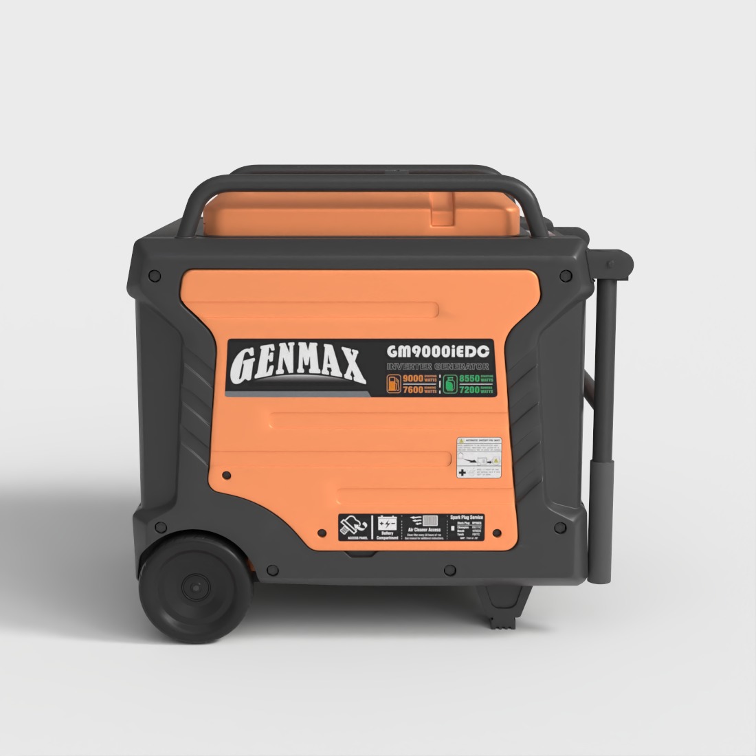 PORTABLE GENERATOR Low-poly 3D model_2