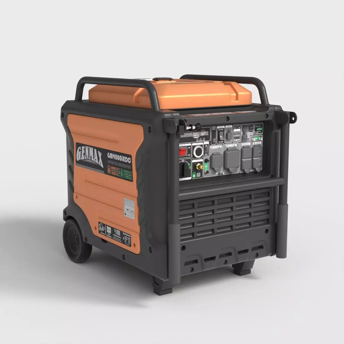PORTABLE GENERATOR Low-poly 3D model_0