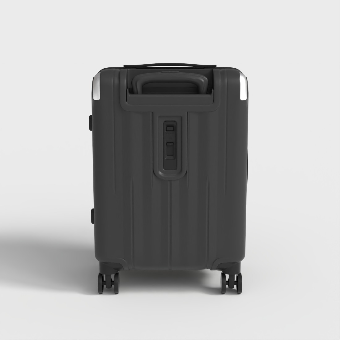 TRAVEL SUITCASE Low-poly 3D model_1