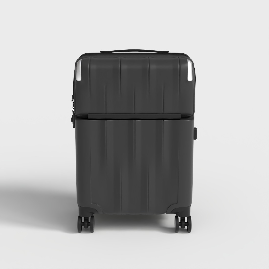 TRAVEL SUITCASE Low-poly 3D model_3