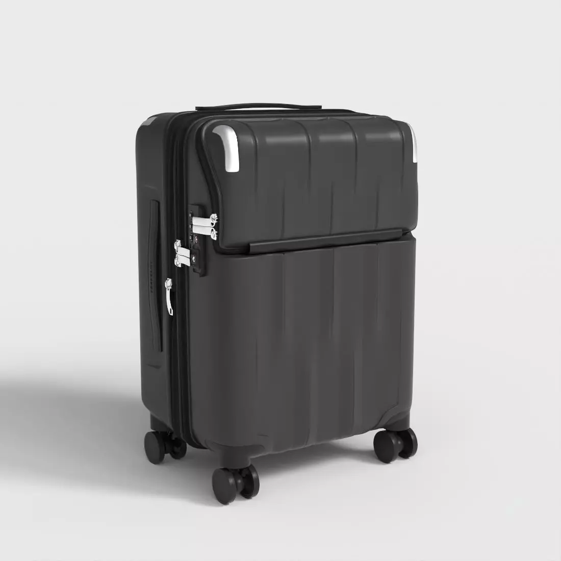 TRAVEL SUITCASE Low-poly 3D model_0