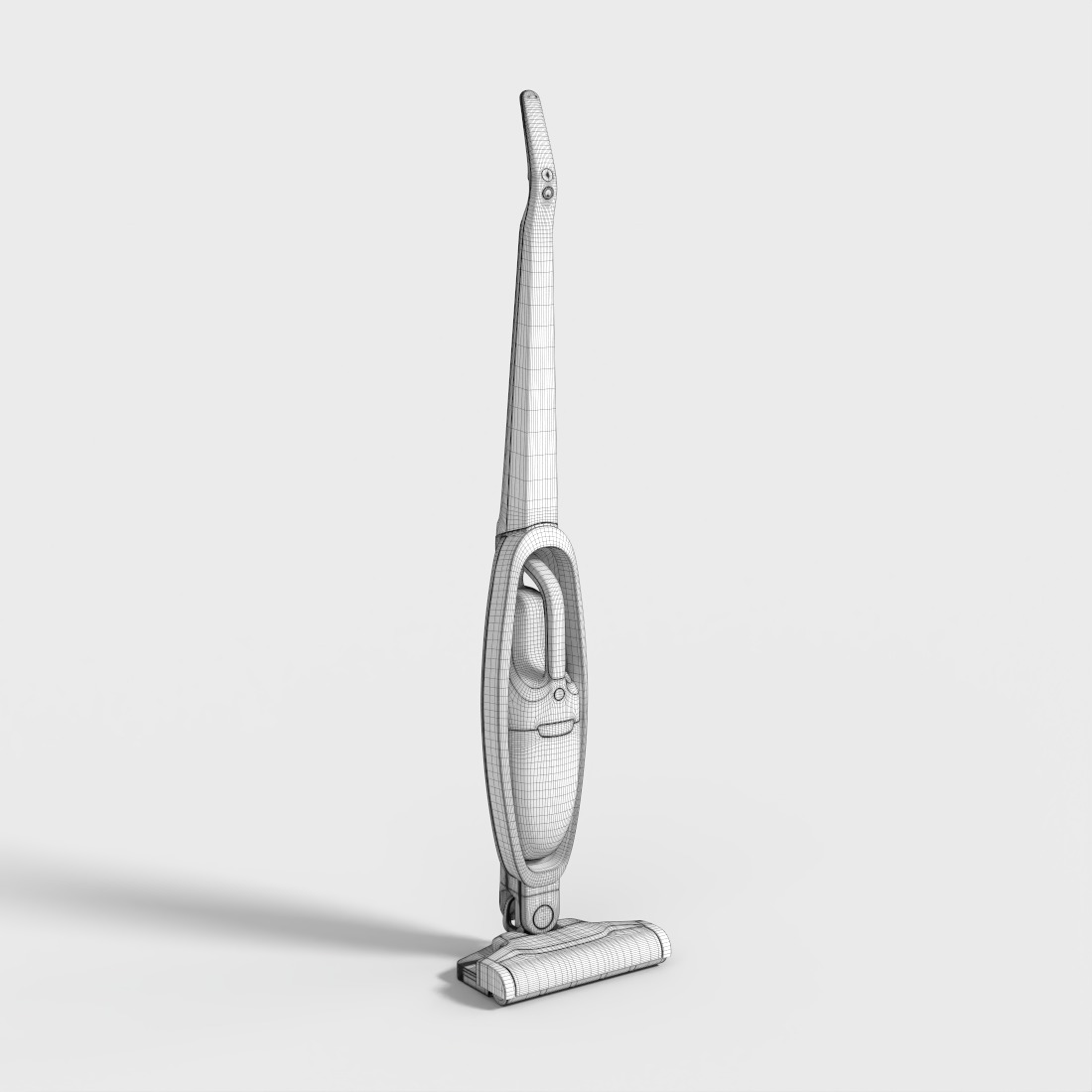 HANDHELD VACUUM CLEANER Low-poly 3D model_7