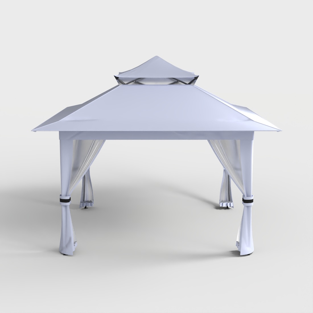 PATIO GAZEBO Low-poly 3D model_1