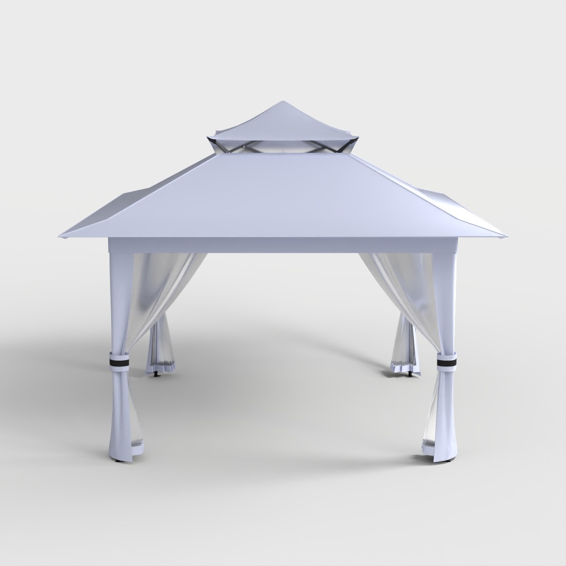 PATIO GAZEBO Low-poly 3D model_2