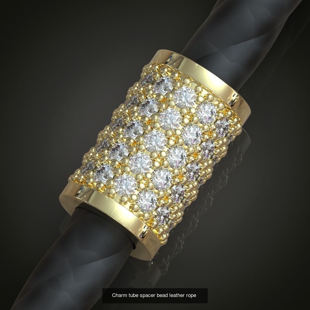 Barrel tube cord beads charms collection _7