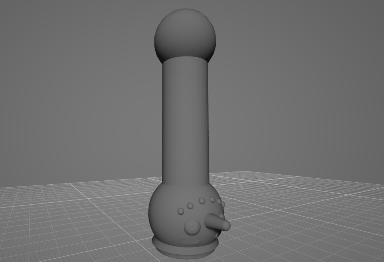 Retractable Snowman sword - Print in Place 3D print model_22