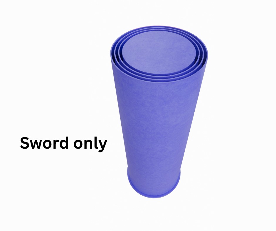 Retractable Snowman sword - Print in Place 3D print model_16