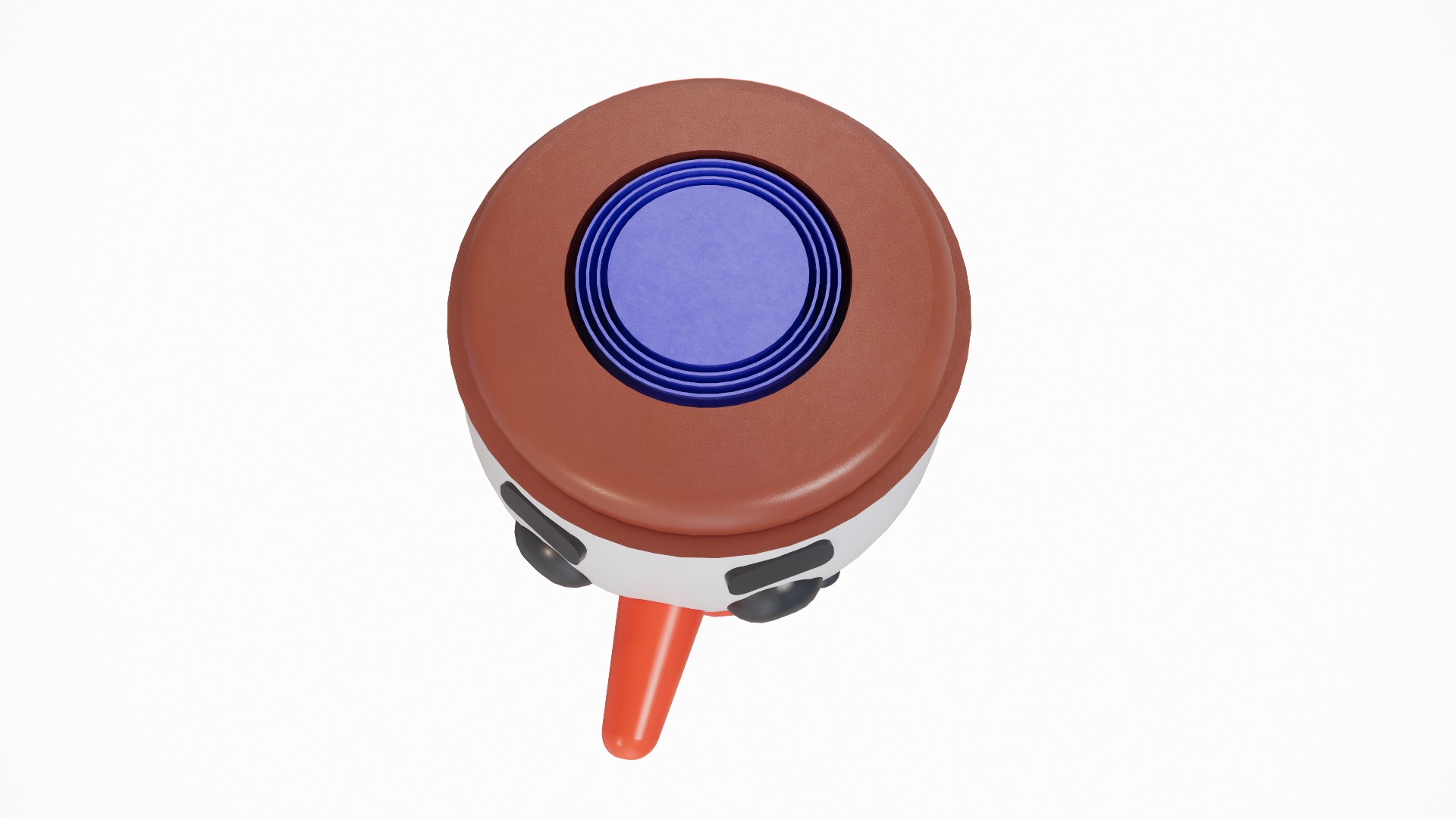 Retractable Snowman sword - Print in Place 3D print model_3