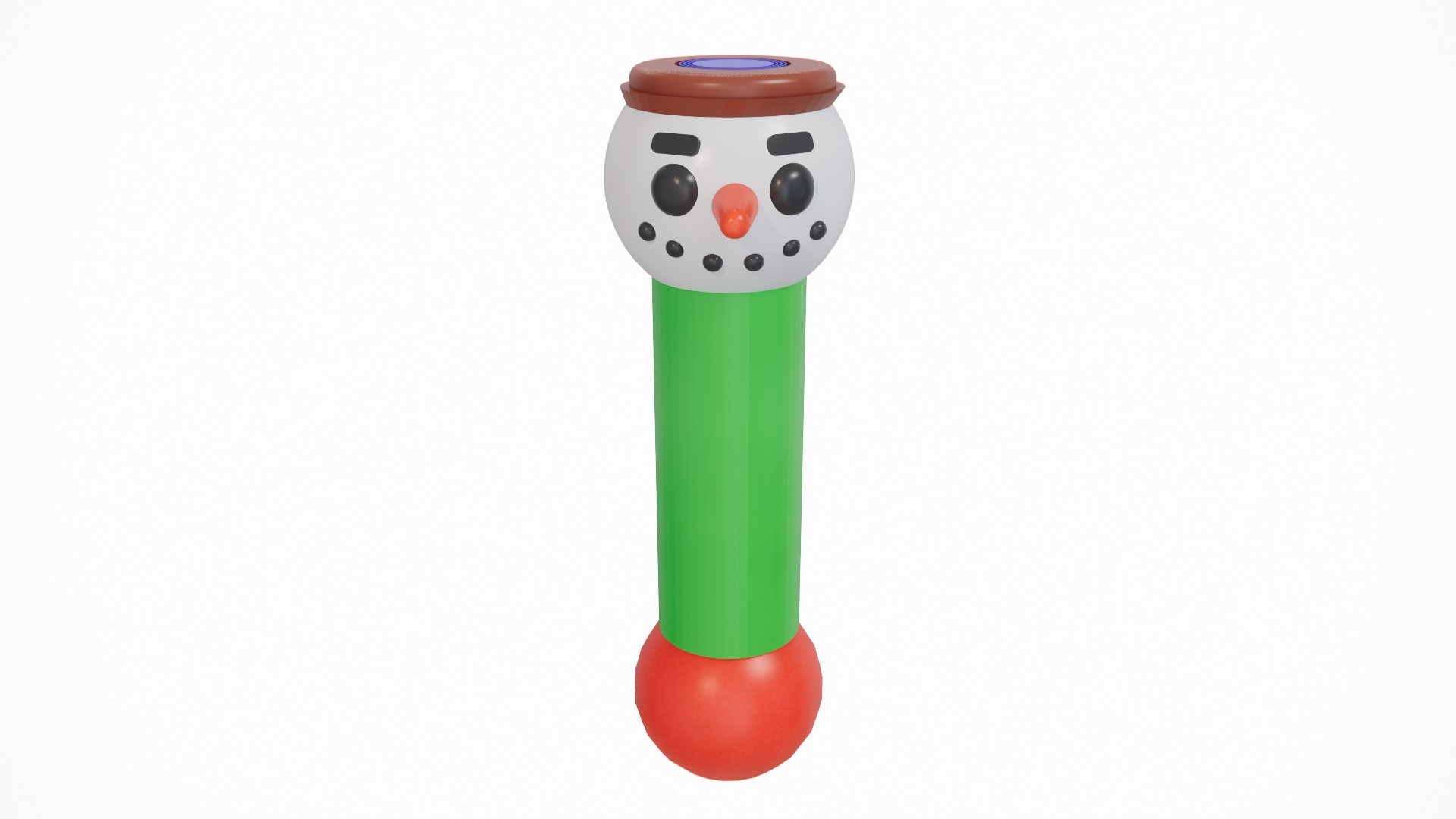 Retractable Snowman sword - Print in Place 3D print model_11