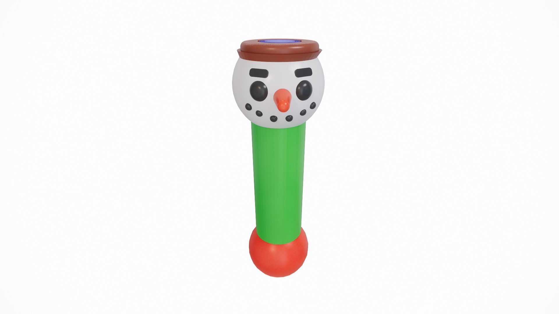 Retractable Snowman sword - Print in Place 3D print model_1