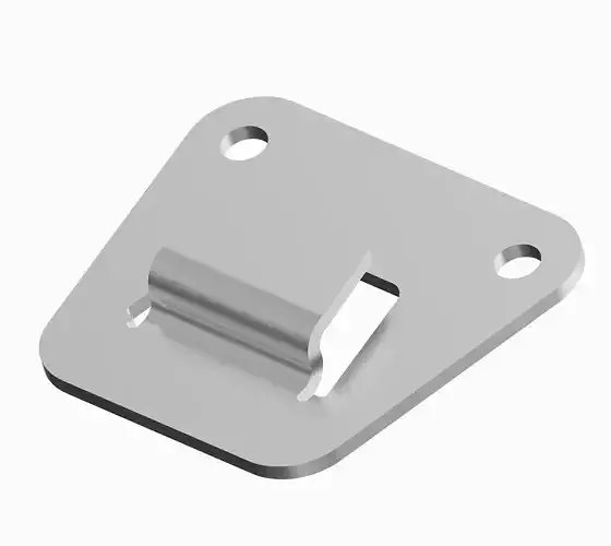 Fan Wall Mount Bracket 3D print model