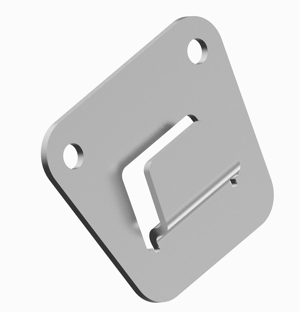 Fan Wall Mount Bracket 3D print model_1