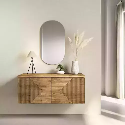 Mueble modular relieve en dos sentidos