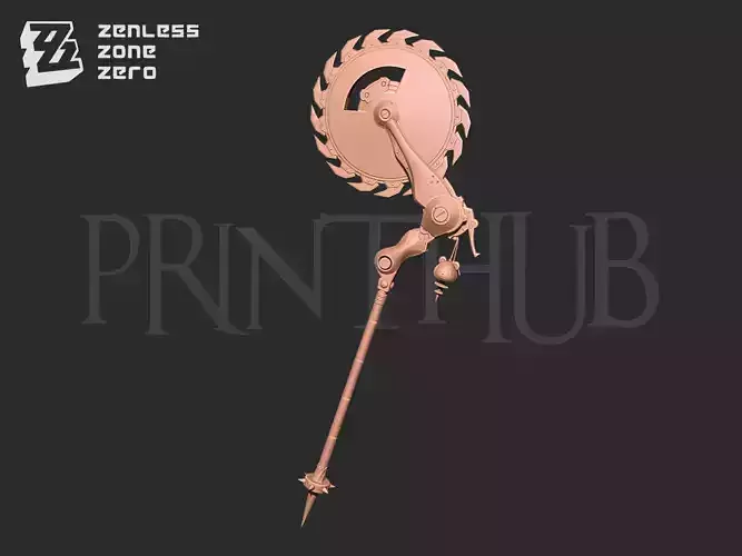 Corin Wickes - chainsaw Zen less Zone Zero cosplay 3D print model