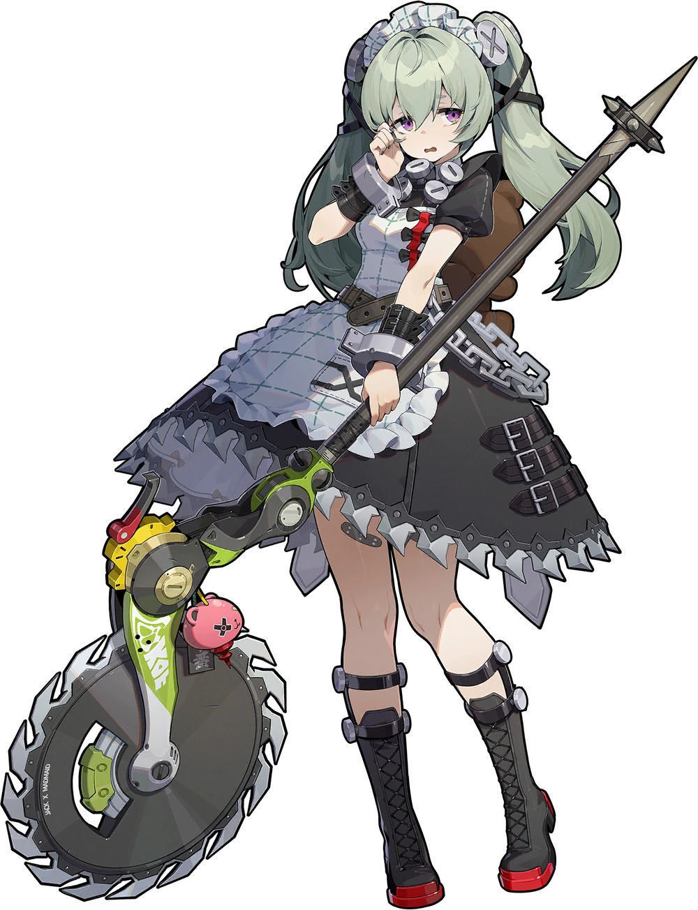 Corin Wickes - chainsaw Zen less Zone Zero cosplay 3D print model_1